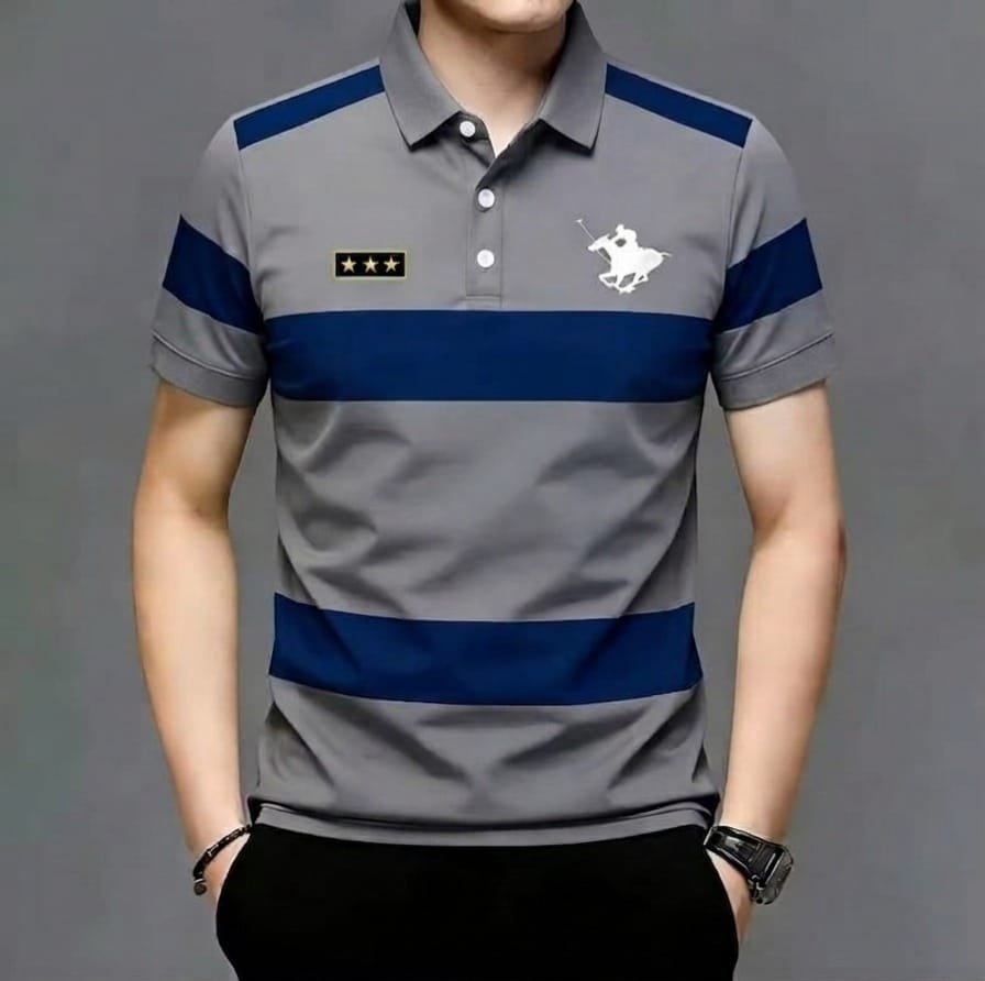 Striped Premium Polo Shirt - Image 2