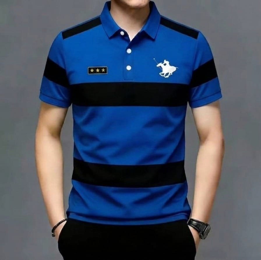 Striped Premium Polo Shirt - Image 3